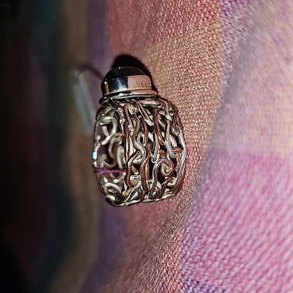 New STERLING SILVER Labradorite RING SIZE 7.5 - Picture 7 of 8